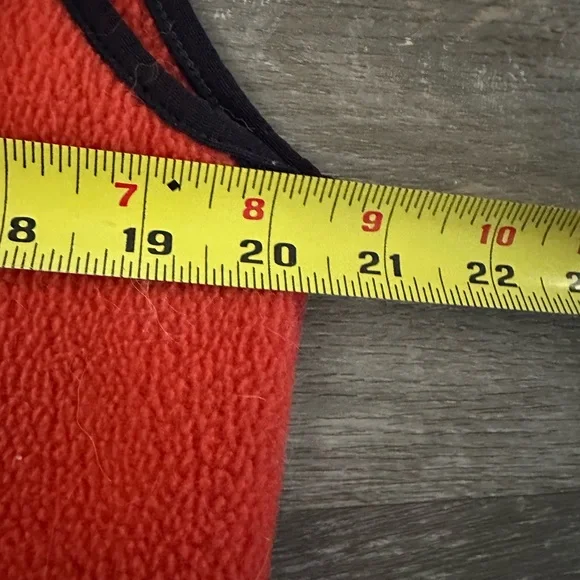 Vintage Patagonia Rare Women’s Orange Synchilla Fleece Vest, Size Small. - Picture 6 of 11